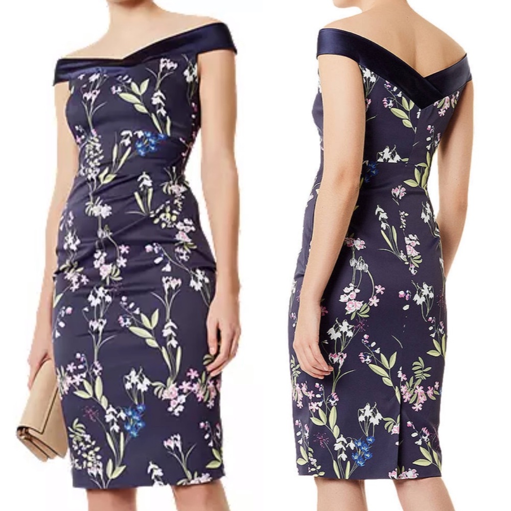 Karen Millen | off shoulder vavavoom pencil dress